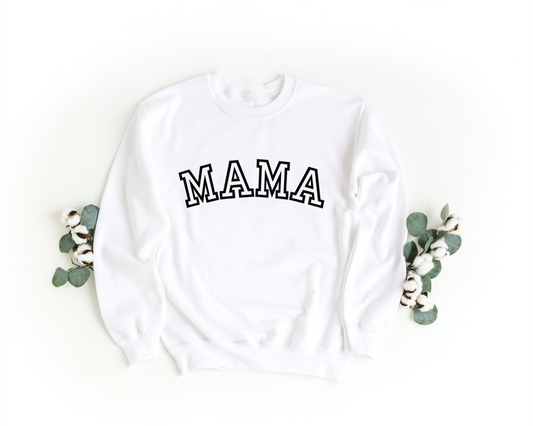 MAMA Sweatshirt Blk Print