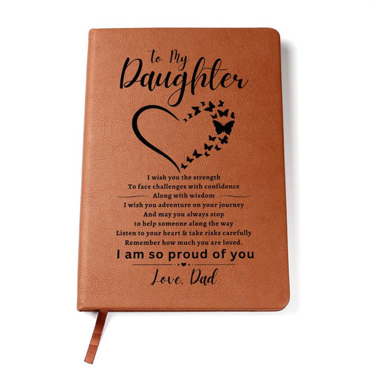Graphic Journal: Butterfly Heart - To My Daughter, Love Dad