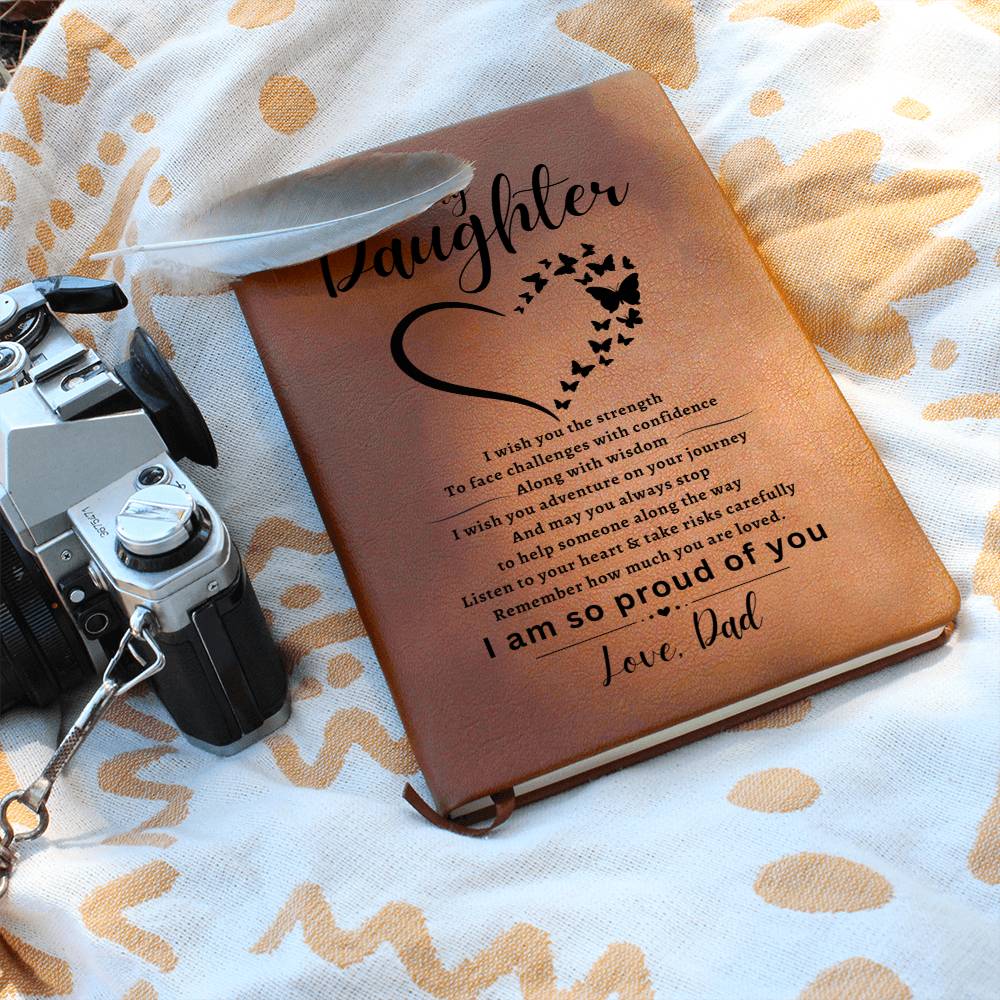 Graphic Journal: Butterfly Heart - To My Daughter, Love Dad