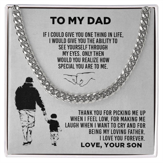 To My Dad |  Cuban Link Chain