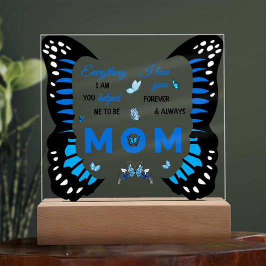 MOM | Butterfly | Square Acrylic