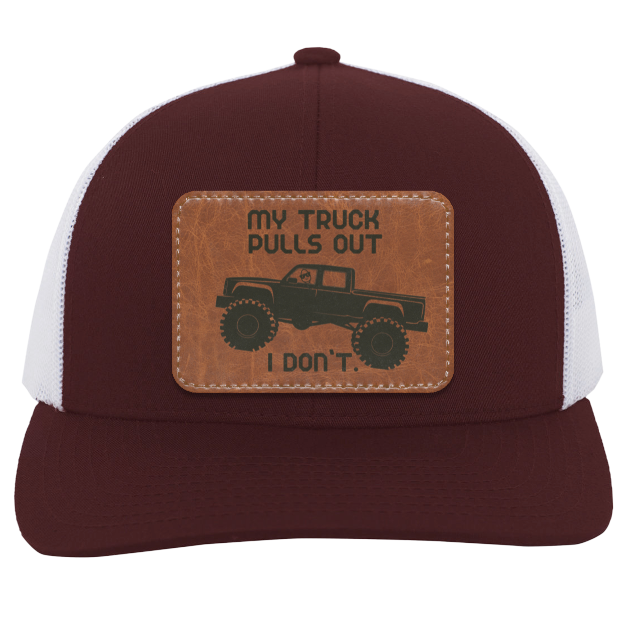 My Truck Pulls Out | Leather | Trucker Hat