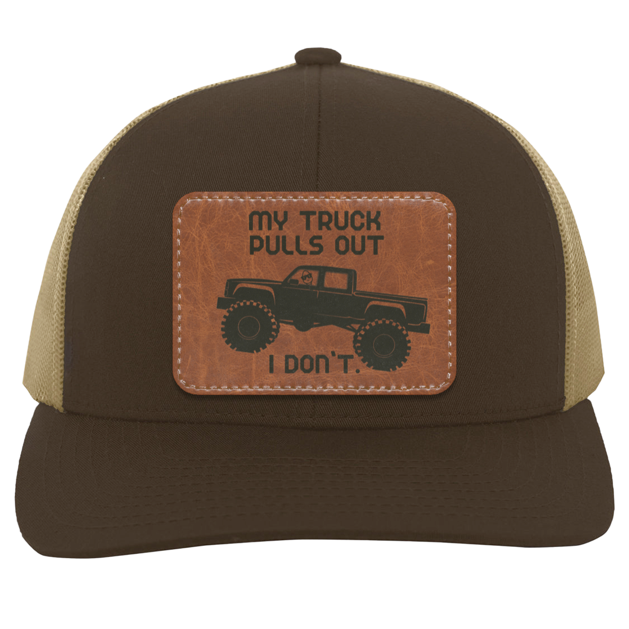 My Truck Pulls Out | Leather | Trucker Hat