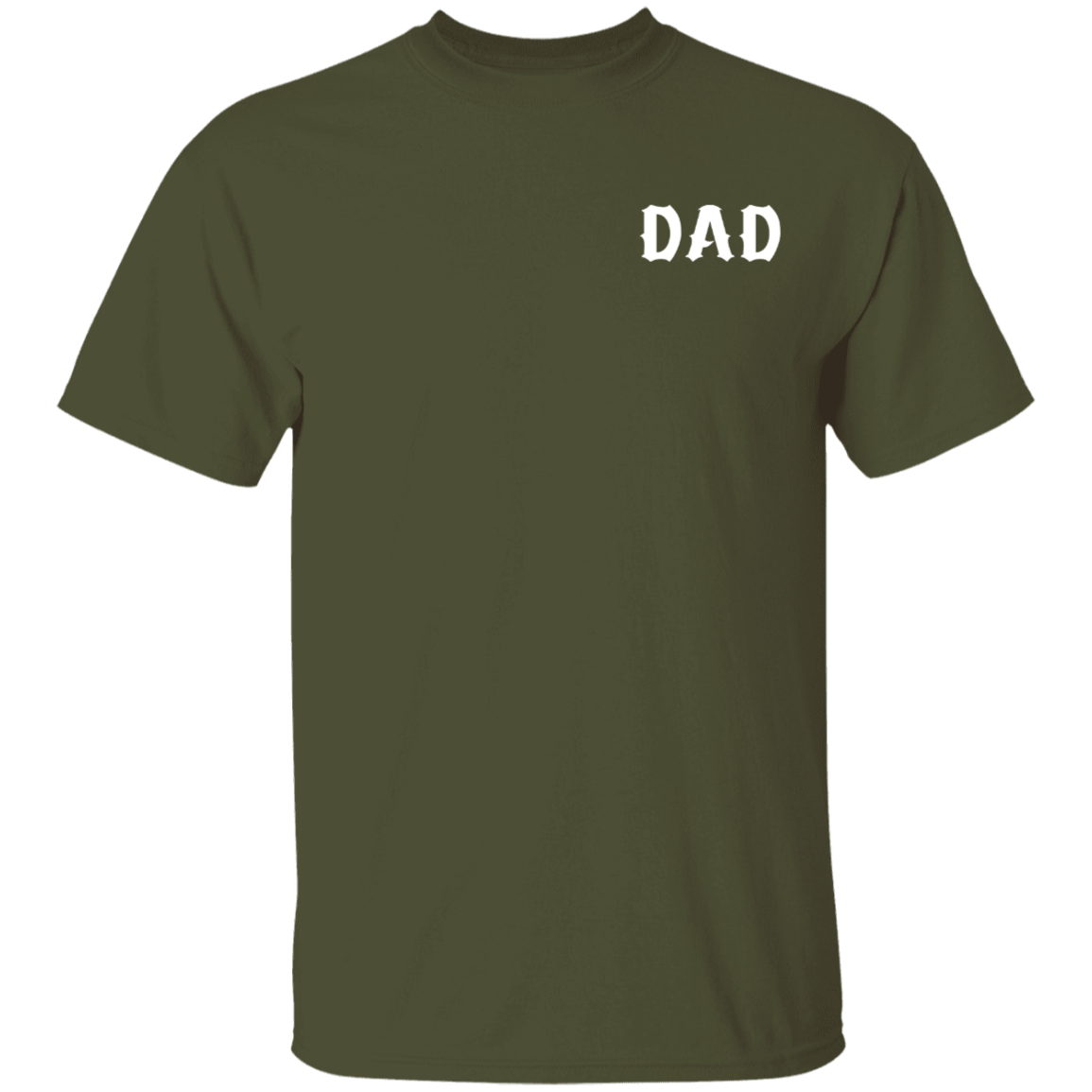 DAD | Lifetime | Wht Print | T-shirt