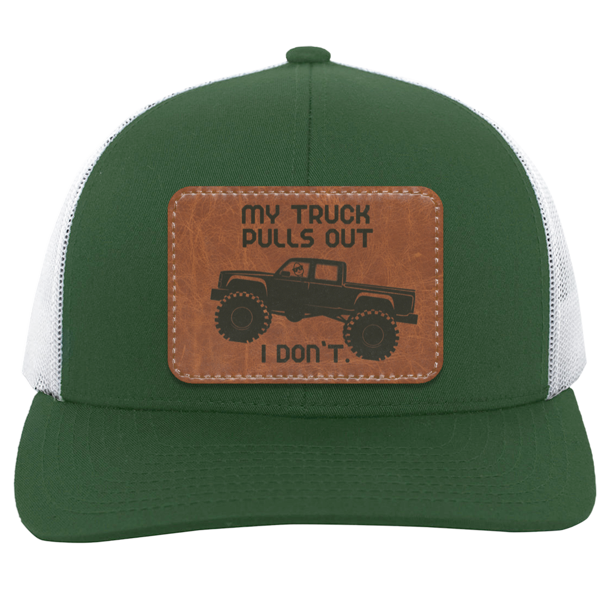 My Truck Pulls Out | Leather | Trucker Hat