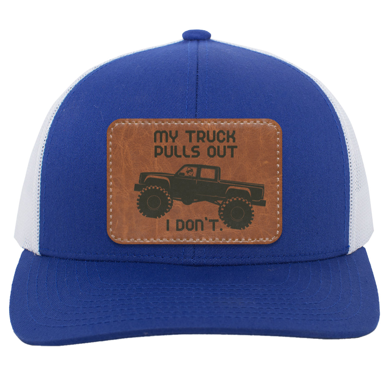 My Truck Pulls Out | Leather | Trucker Hat