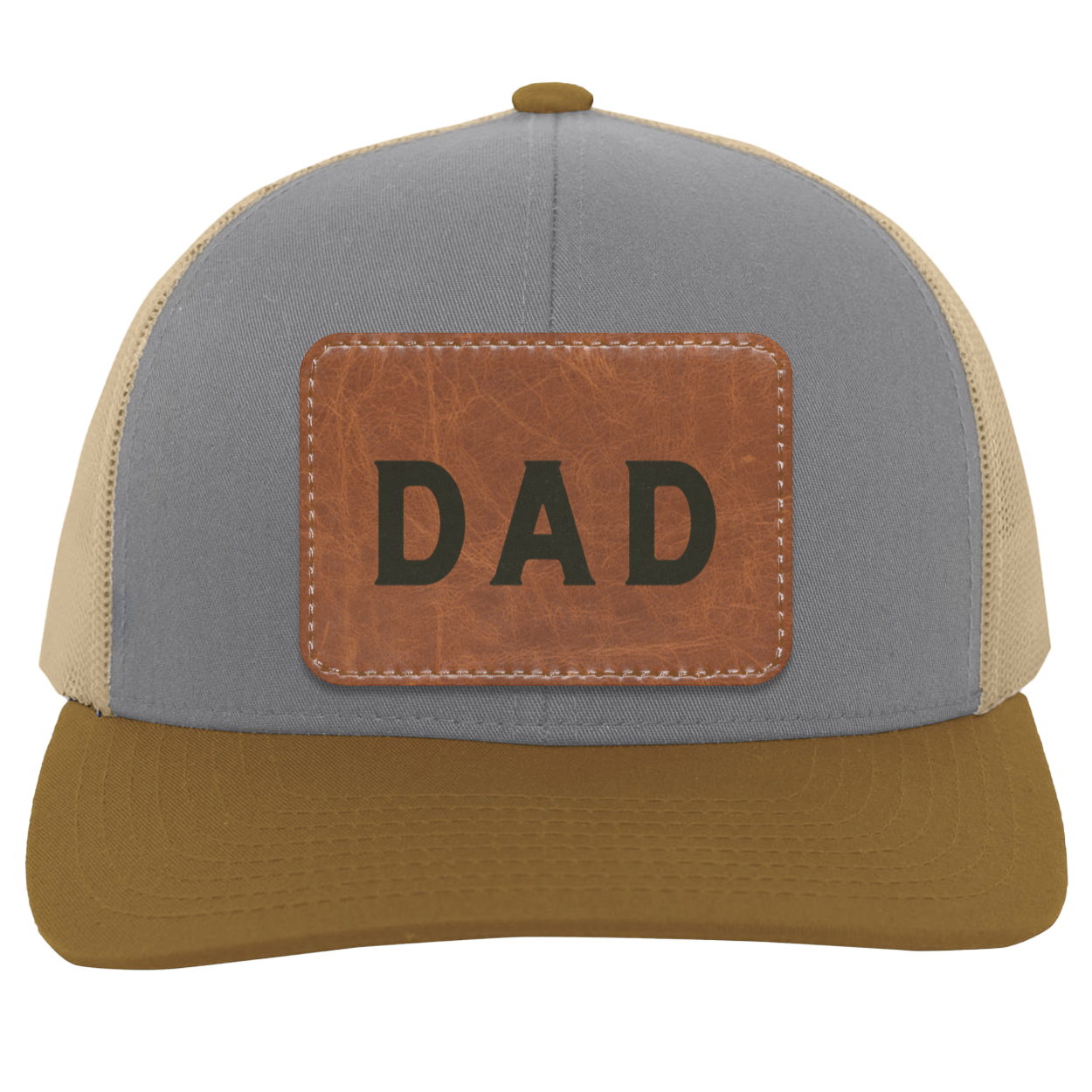 DAD | Leather Print | Trucker Hat