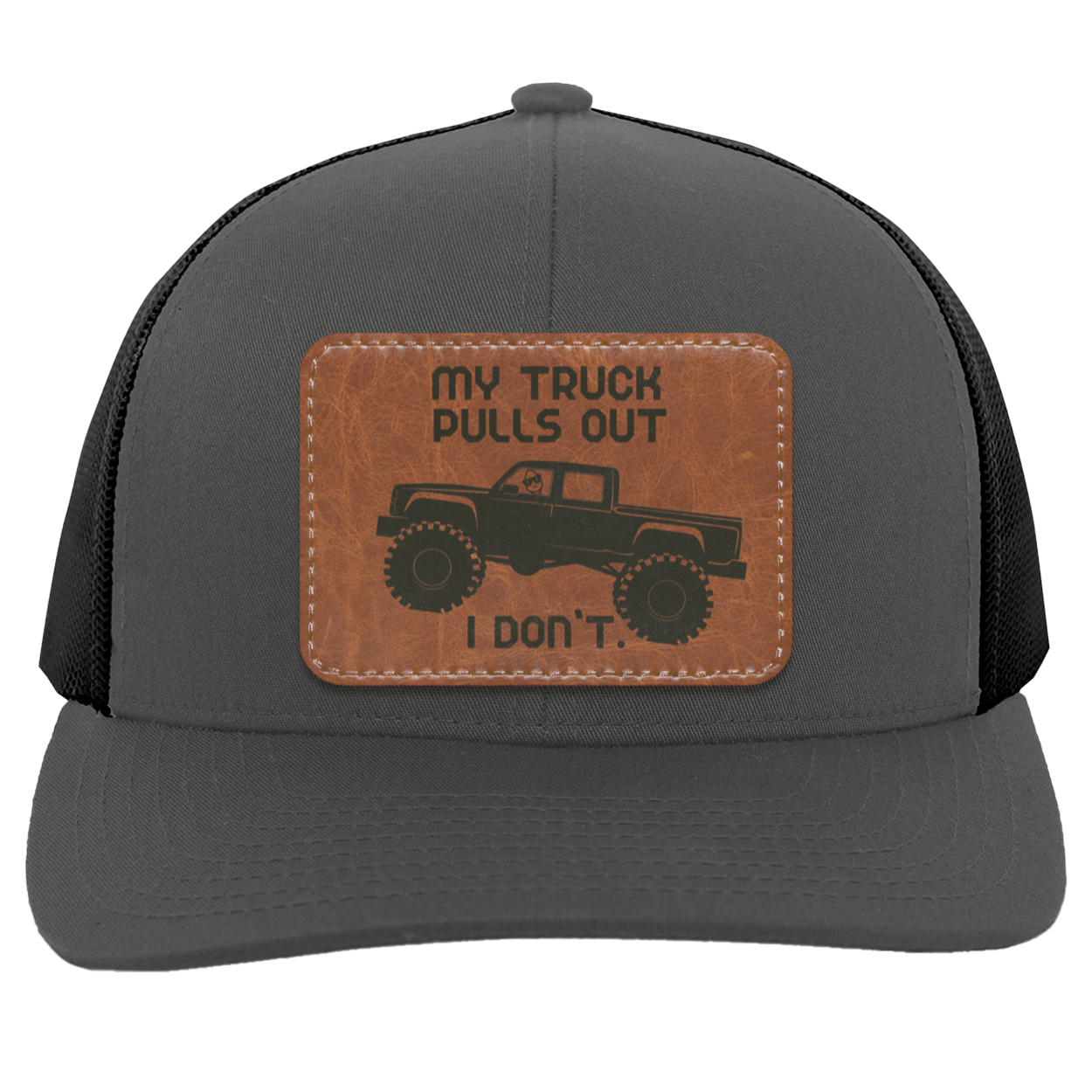 My Truck Pulls Out | Leather | Trucker Hat