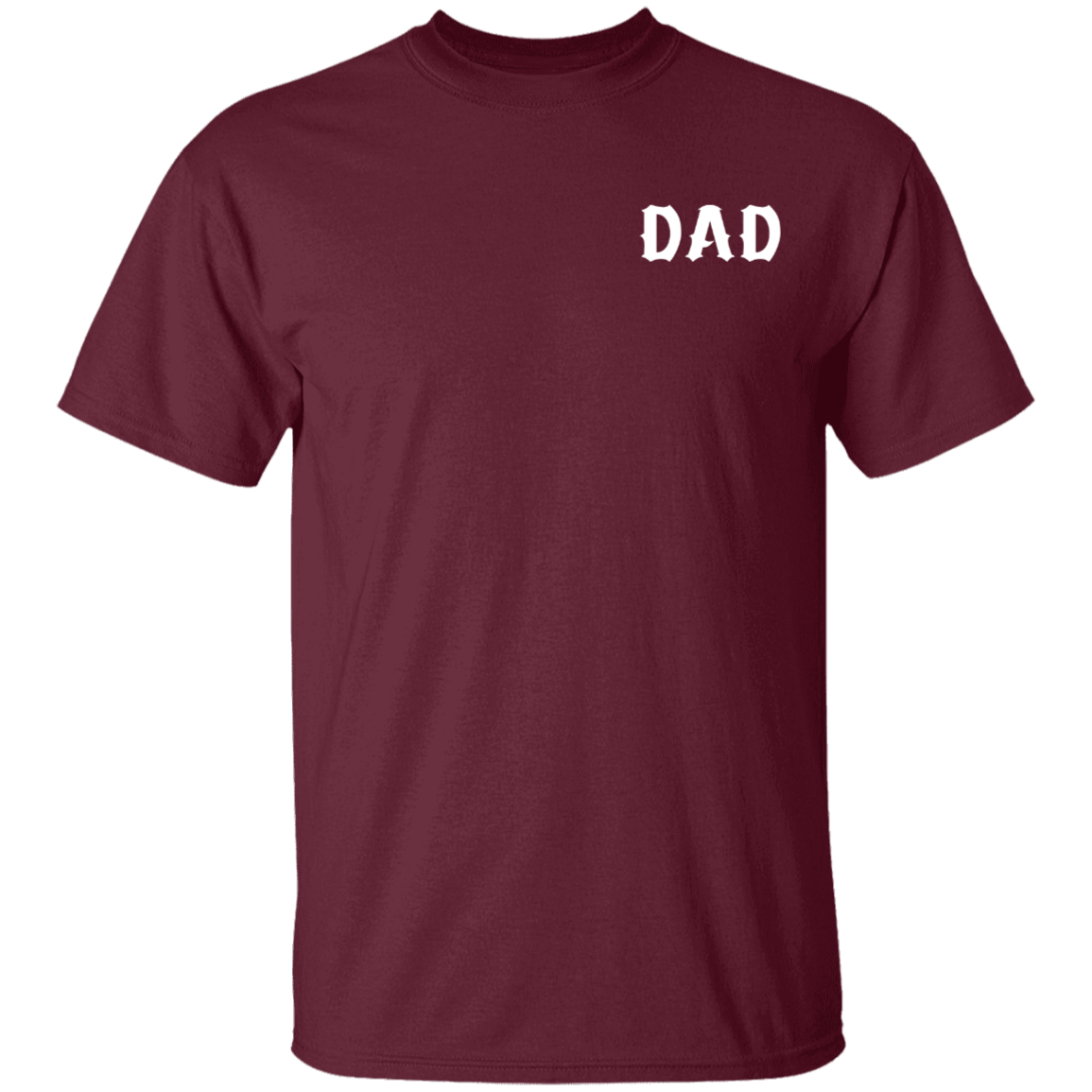 DAD | Lifetime | Wht Print | T-shirt