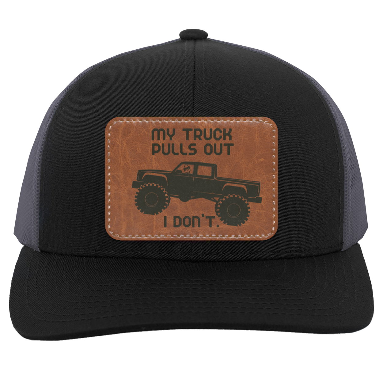 My Truck Pulls Out | Leather | Trucker Hat