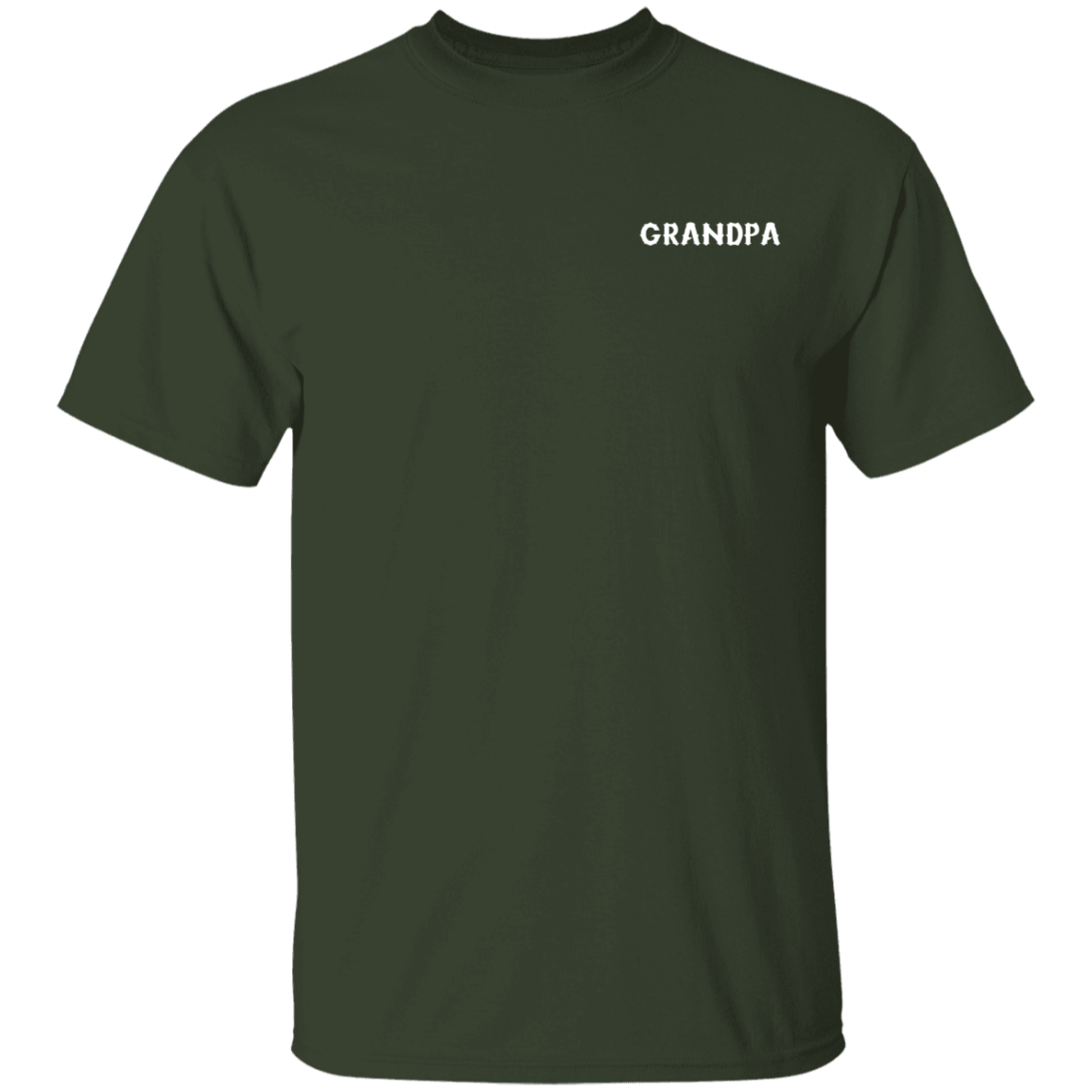 Grandpa | Lifetime | Wht Print | T-shirt