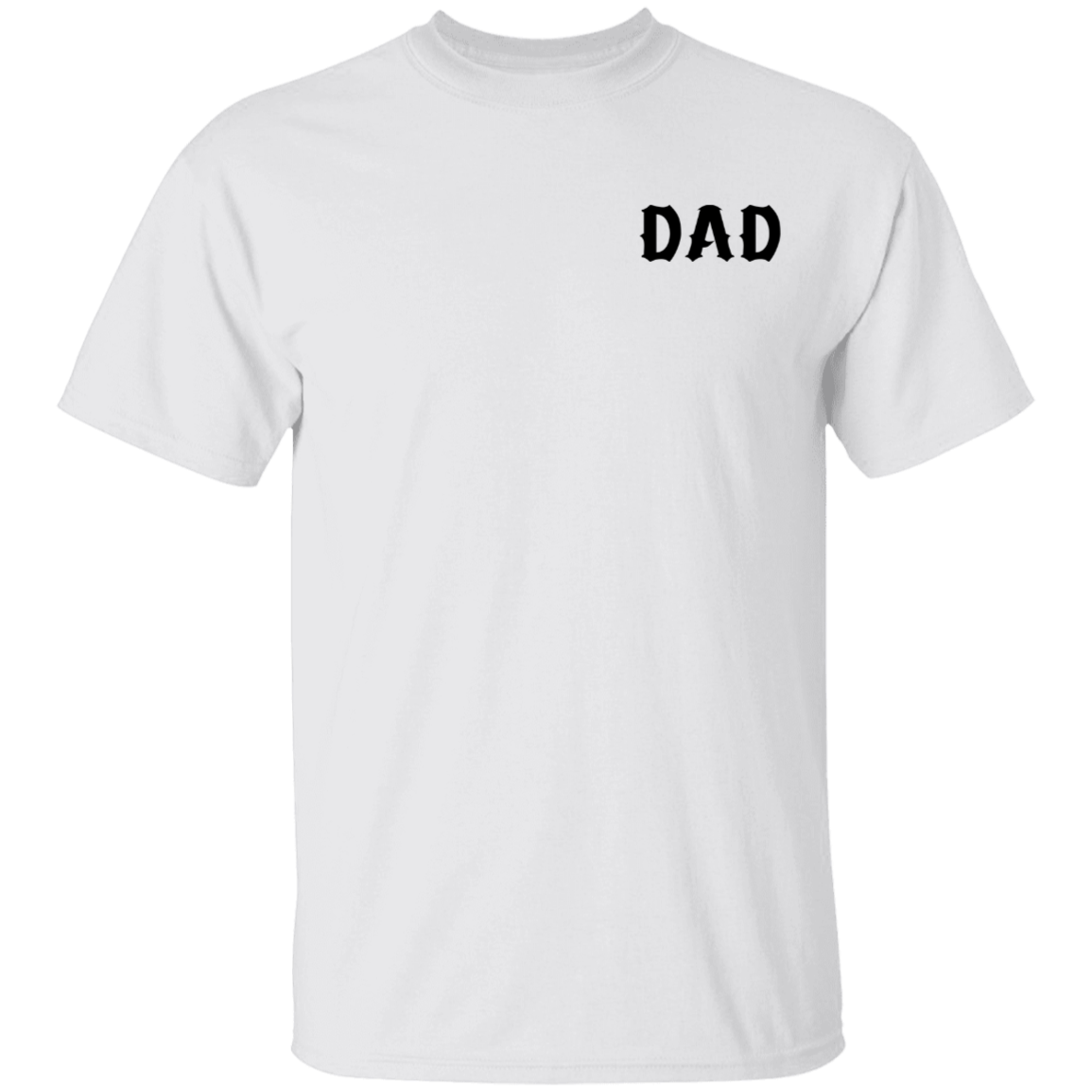 DAD | Lifetime | Blk Print | T-shirt