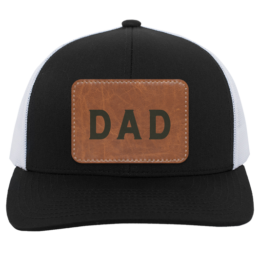 DAD | Leather Print | Trucker Hat
