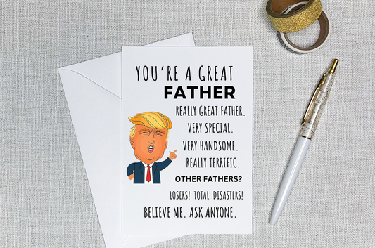 Political Father | Greeting Card | GCM001