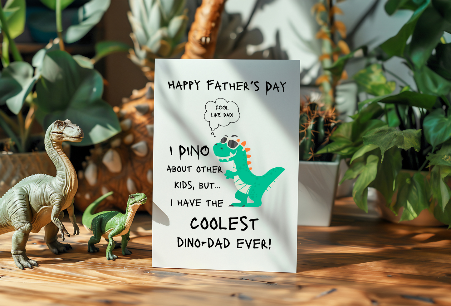 DINO-DAD | Greeting Card | GCB005