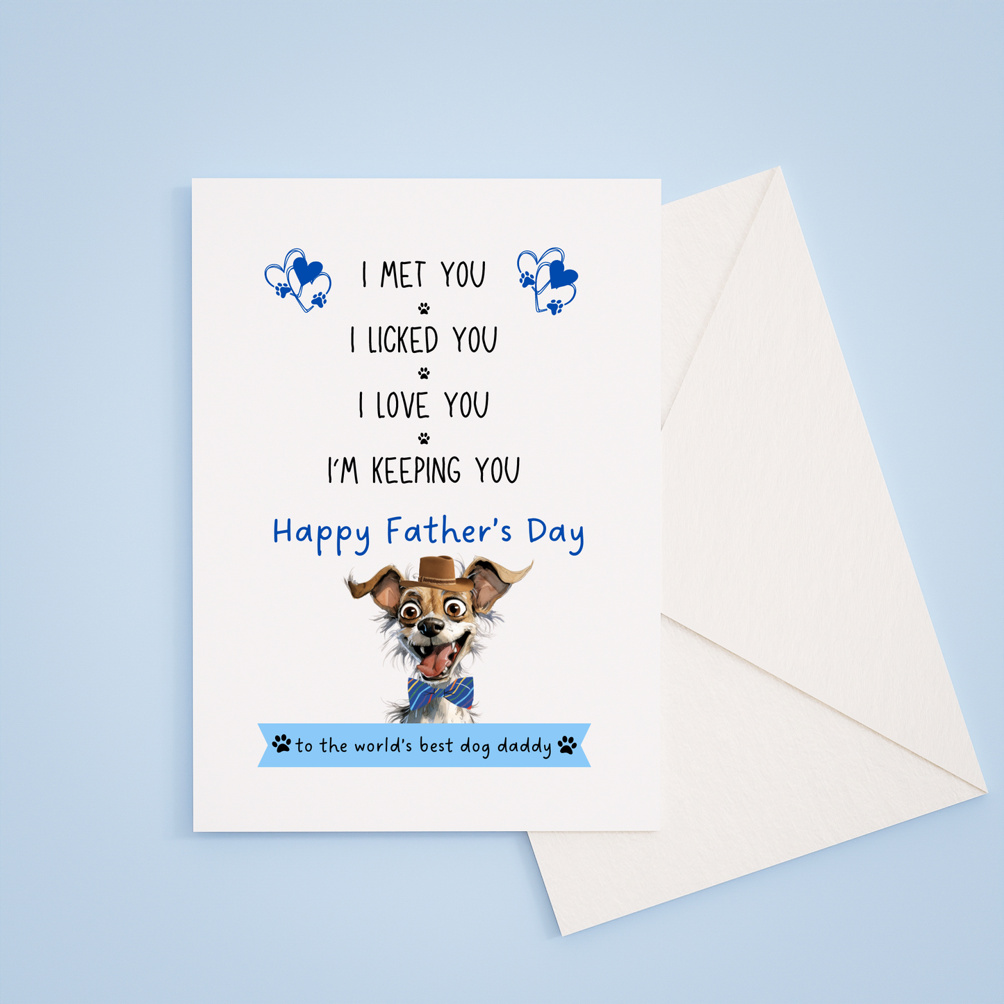 Chihuahua Dad | Greeting Card | GCB012