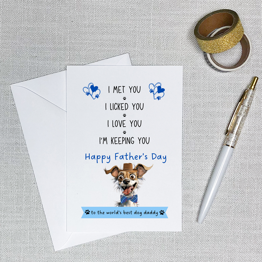 Chihuahua Dad | Greeting Card | GCB012