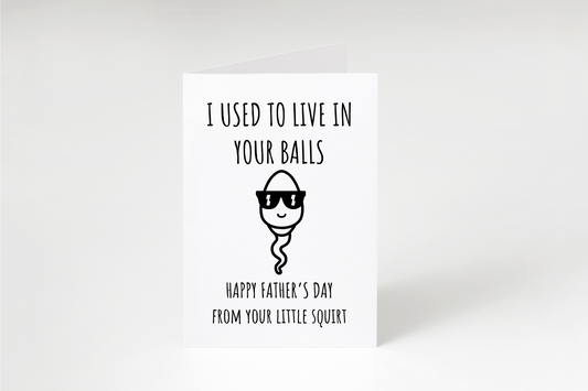 Father's Day Squirt | Greeting Card | GCB004