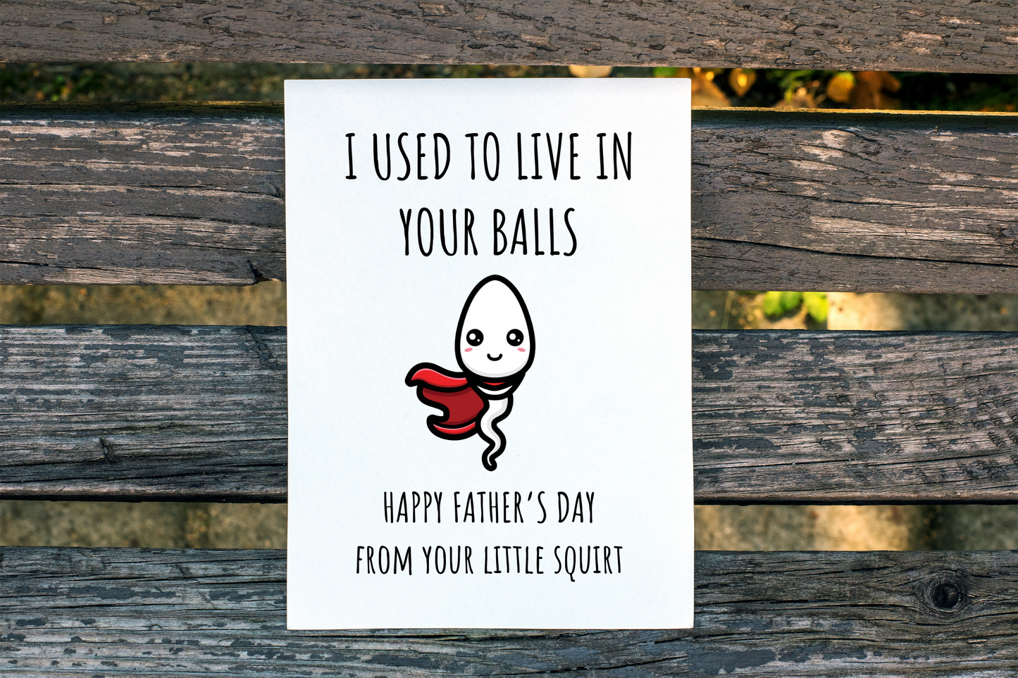 Father's Day Squirt | Greeting Card | GCB003