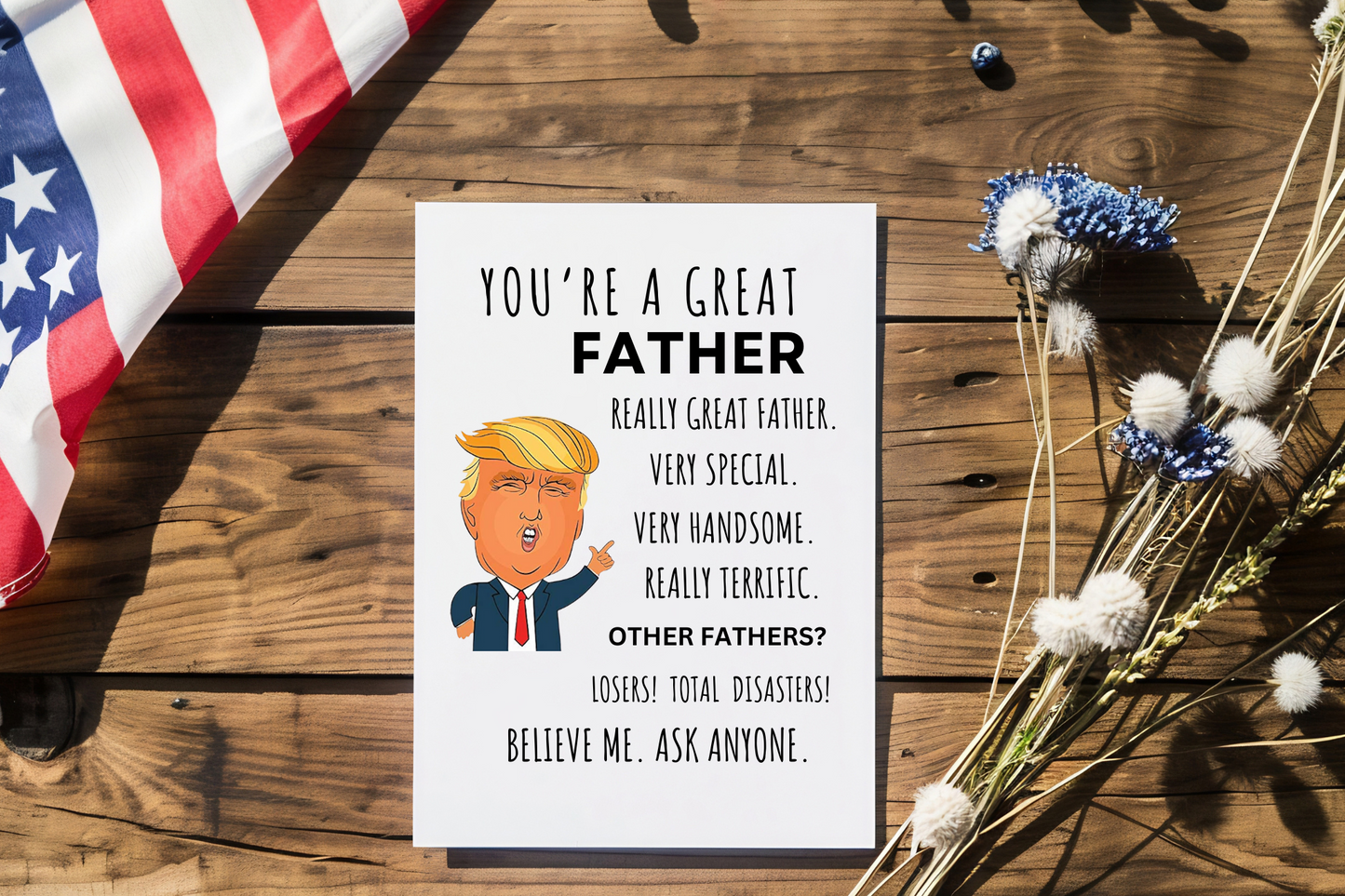 Political Father | Greeting Card | GCB001