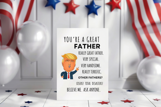 Political Father | Greeting Card | GCB001