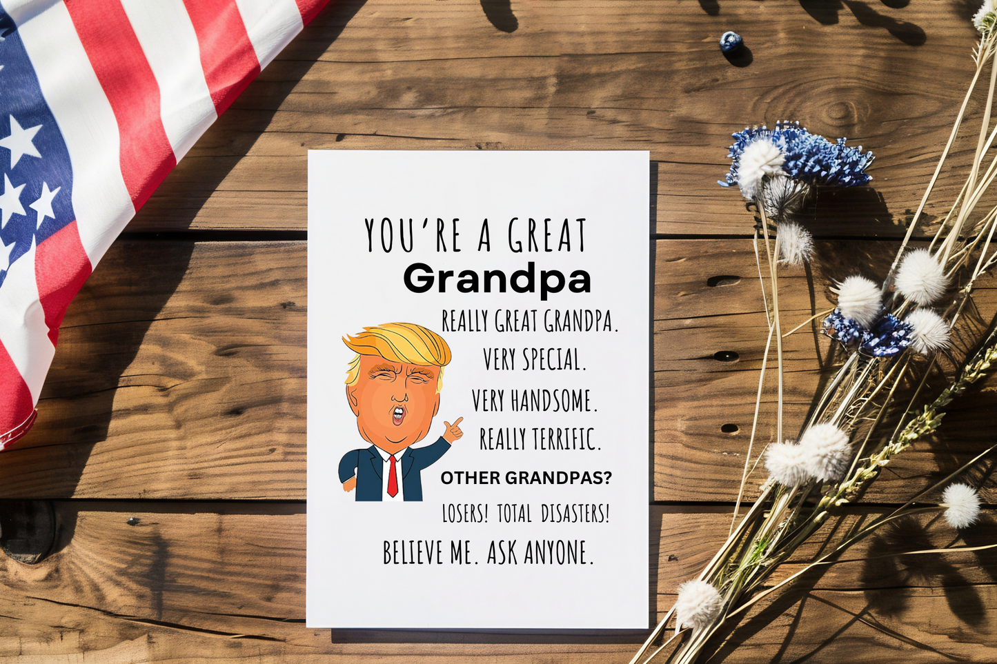 Political Grandpa | Greeting Card | GCB002