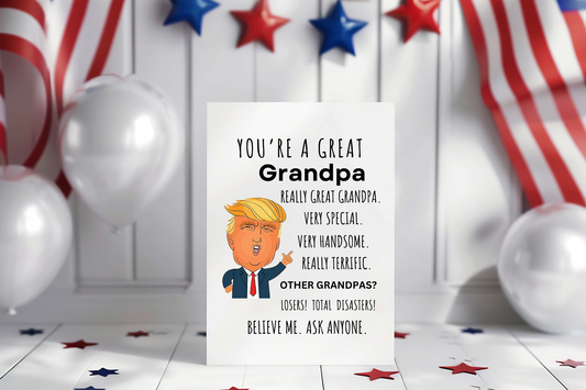 Political Grandpa | Greeting Card | GCB002