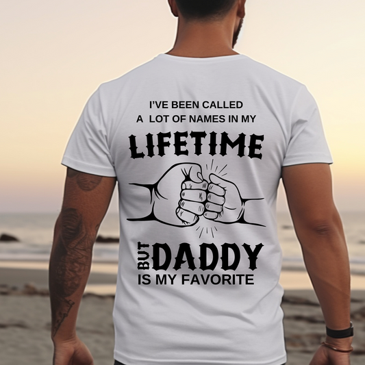 DADDY | Lifetime | Blk Print | T-shirt