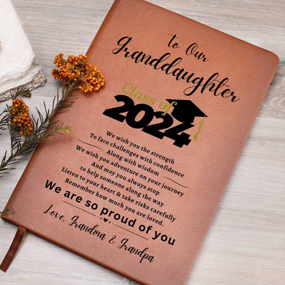 Graphic Journal: Class of 2024 - To Our  Granddaughter, From Grandma & Grandpa