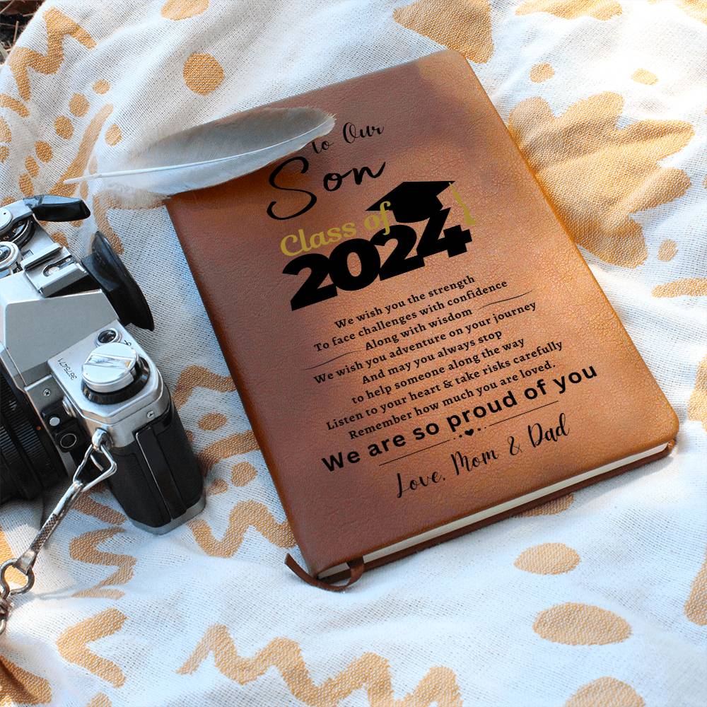 Graphic Journal: Class of 2024 - To Our Son, Love Mom & Dad