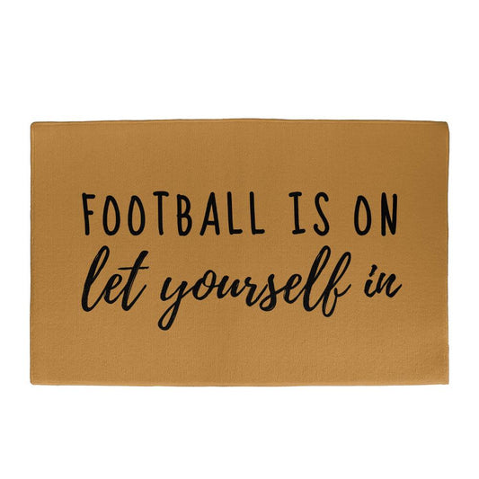 Football Is On | Welcome Mat