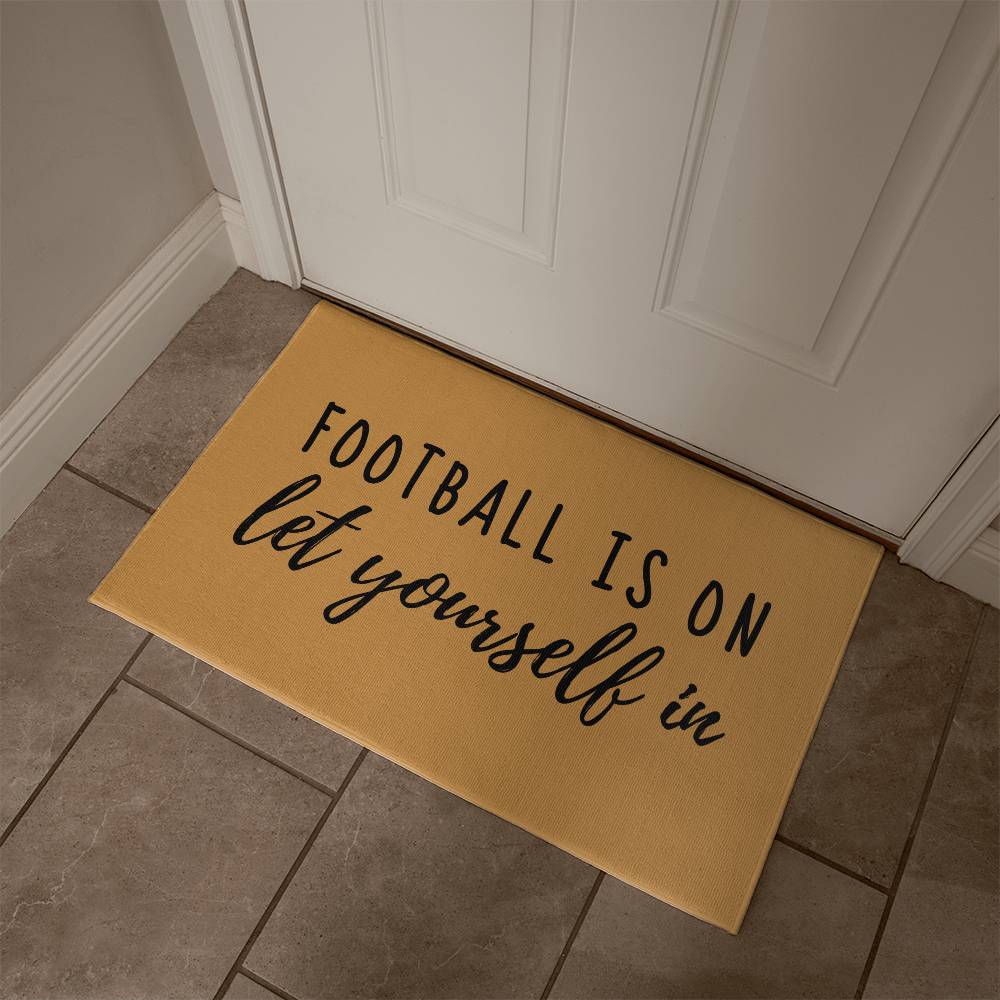 Football Is On | Welcome Mat